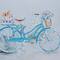 Blue Polystone French Country Framed Wall Art, 24" x 23"